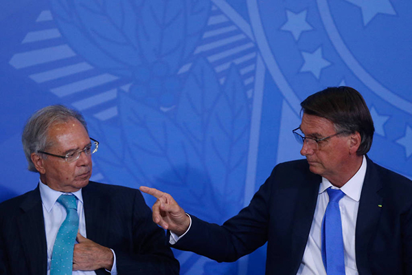 Paulo Guedes e Jair Bolsonaro
