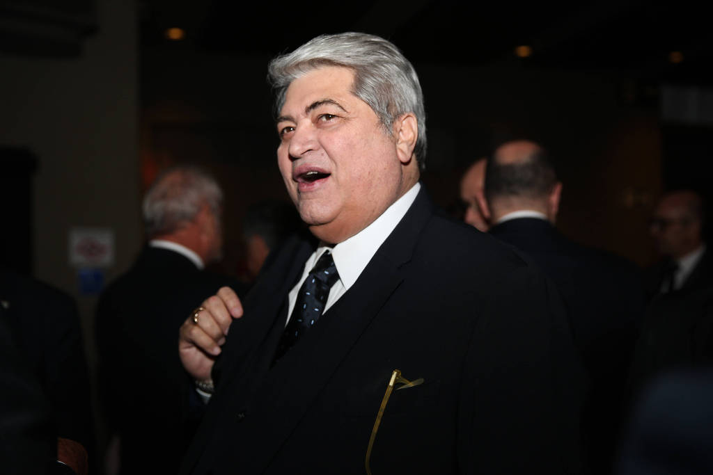José Luiz Datena durante coquetel do prêmio Brasileiros do Ano 2019, em São Paulo