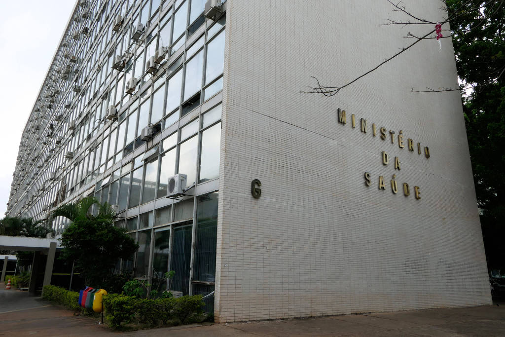 Fachada do Ministério da Saúde, em Brasília Fachada do Ministério da Saúde, em Brasília