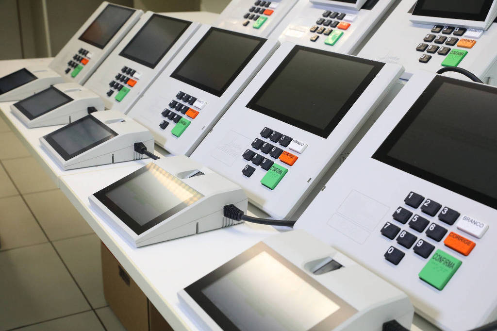 Novas urnas eletrônicas, que devem ser usadas a partir das eleições de outubro