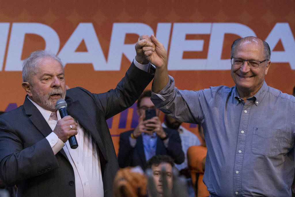 Lula e Geraldo Alckmin durante evento do Solidariedade em São Paulo Lula e Geraldo Alckmin durante evento do Solidariedade em São Paulo