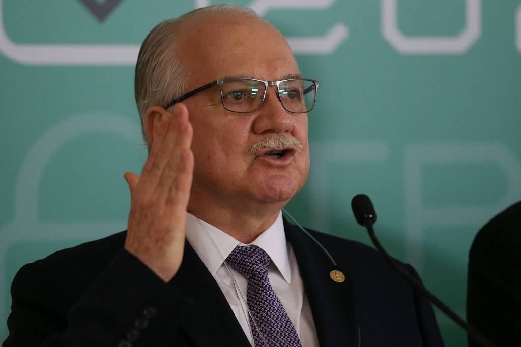 O ministro Edson Fachin, do Supremo Tribunal Federal