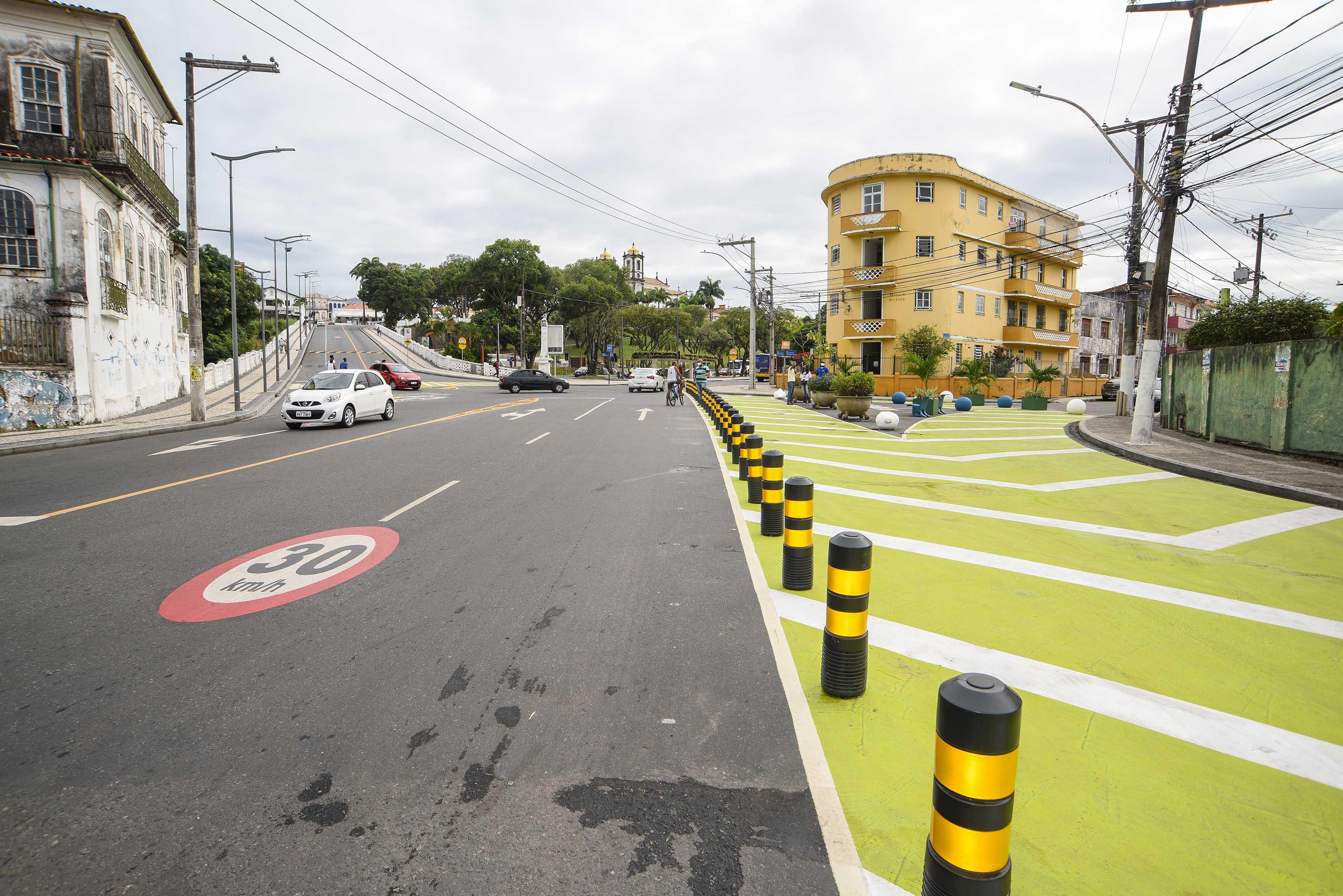 Zona 30 instalada na Baixa do Bonfim, na Cidade Baixa