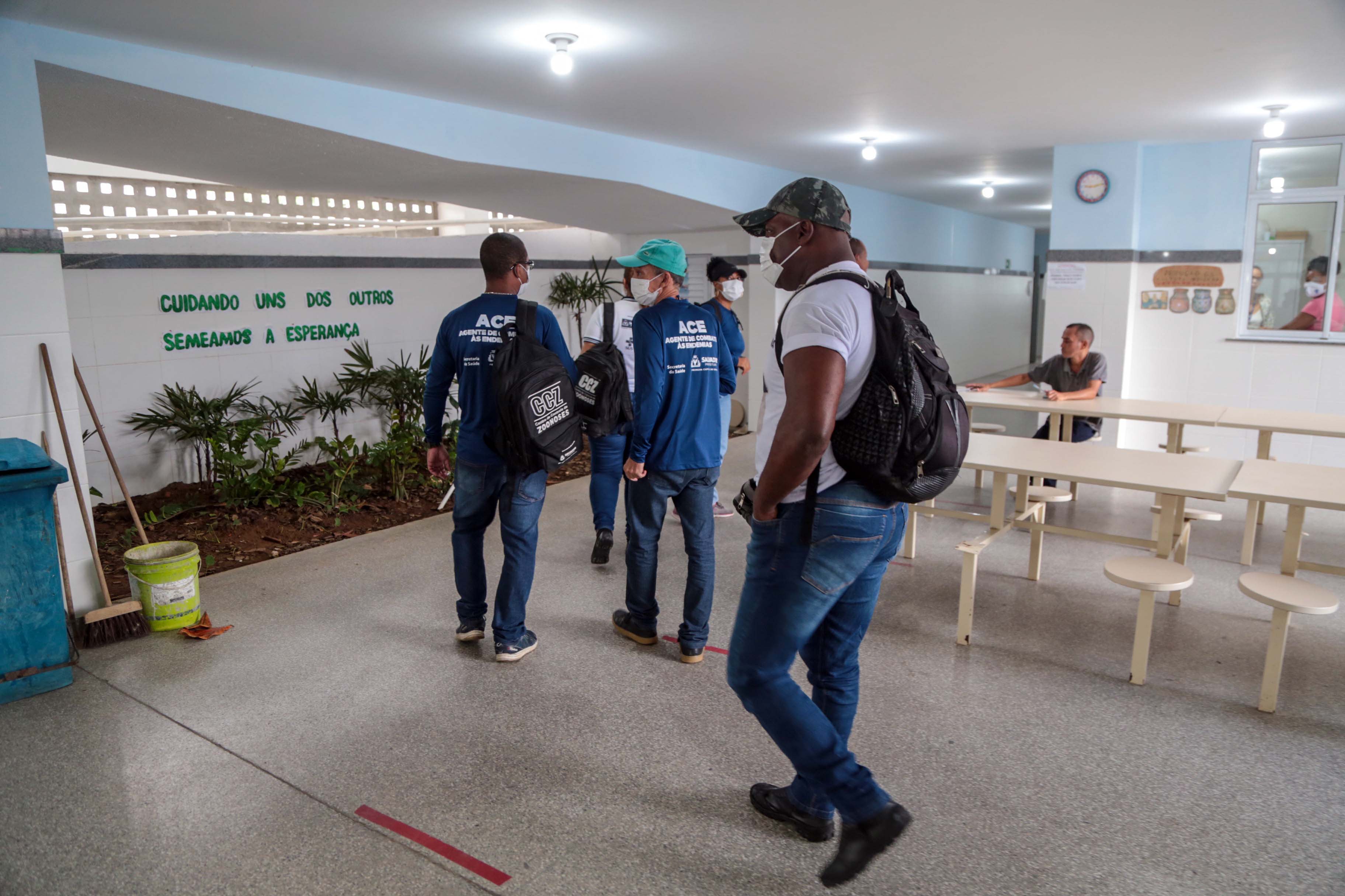 As inspeções em escolas são realizadas de 15 em 15 dias