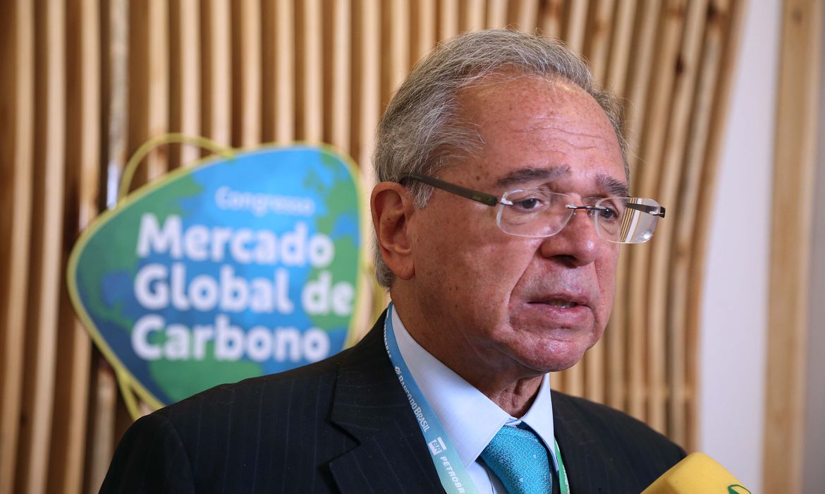 Paulo Guedes falou em congresso sobre mercado global de carbono