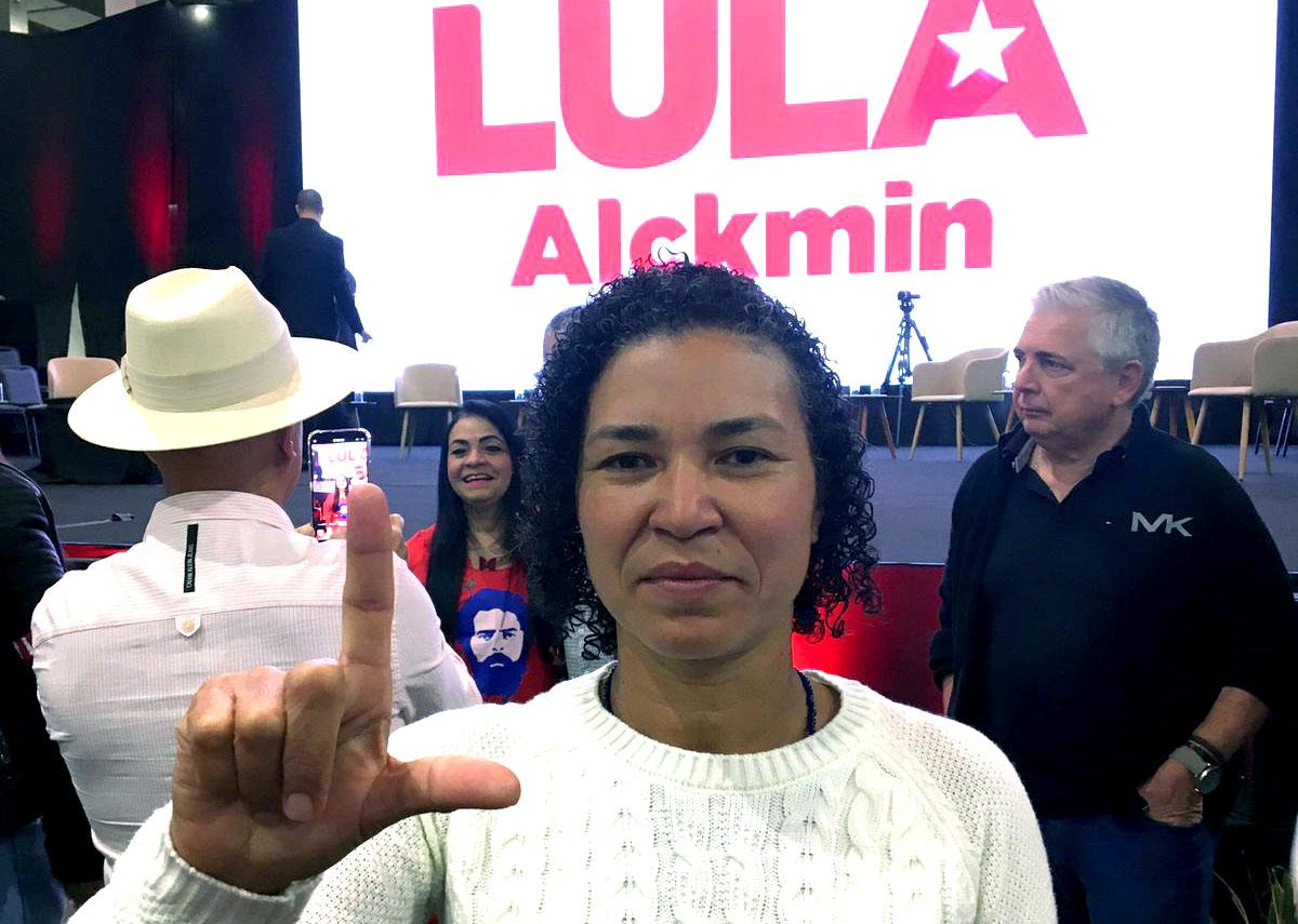 A pré-candidata Lucinha Barbosa