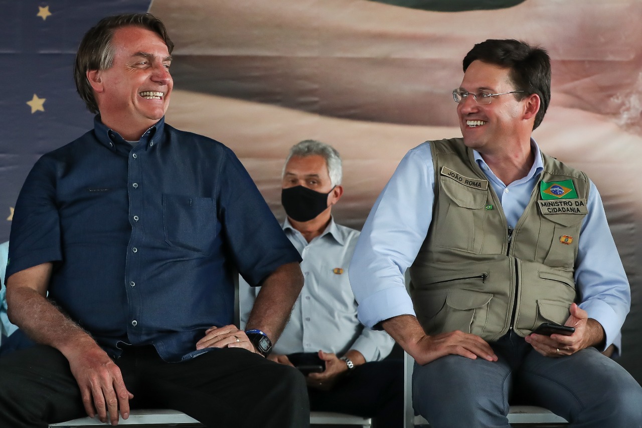 Jair Bolsonaro e João Roma