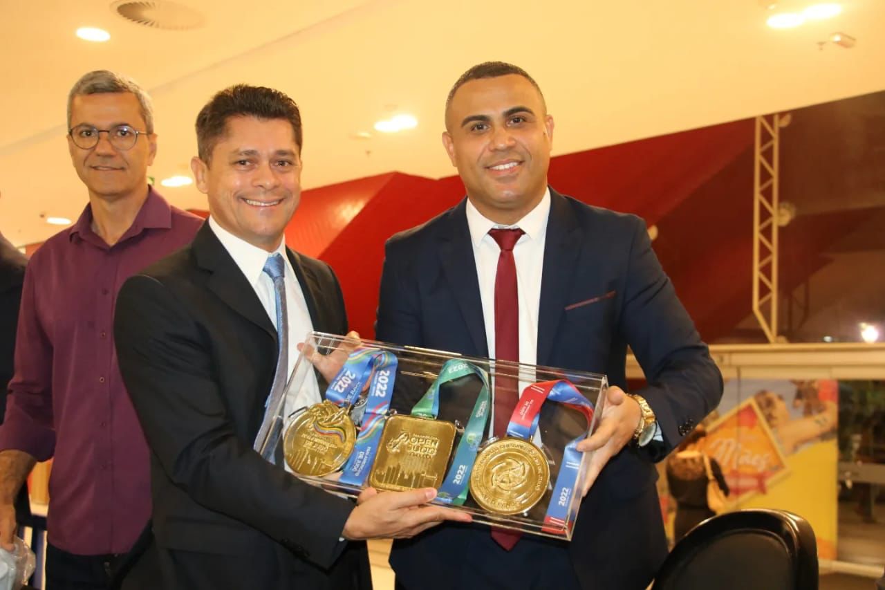 Vereador Luiz Carlos prestigiou Campeonato Pan-Americano de Judô realizado quinta-feira (12), em Salvador
