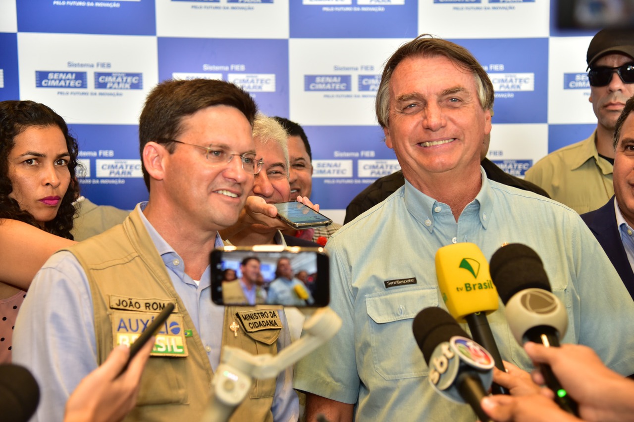 João Roma e Jair Bolsonaro