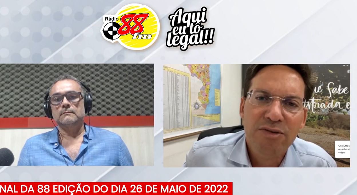 João Roma, pré-candidato ao governo da Bahia, em entrevista à Rádio 88 FM de Livramento