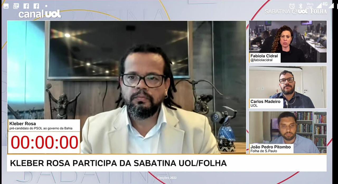 Kleber Rosa, pré-candidato do PSOL ao governo estadual Kleber Rosa, pré-candidato do PSOL ao governo estadual