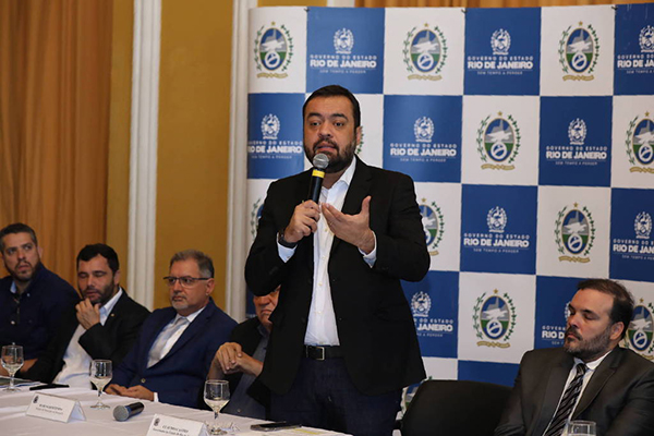 O governador do Rio de Janeiro, Cláudio Castro (PL)