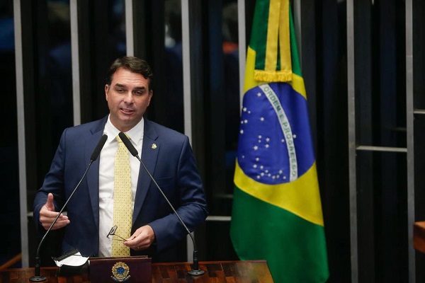 O senador Flávio Bolsonaro (PL-RJ)