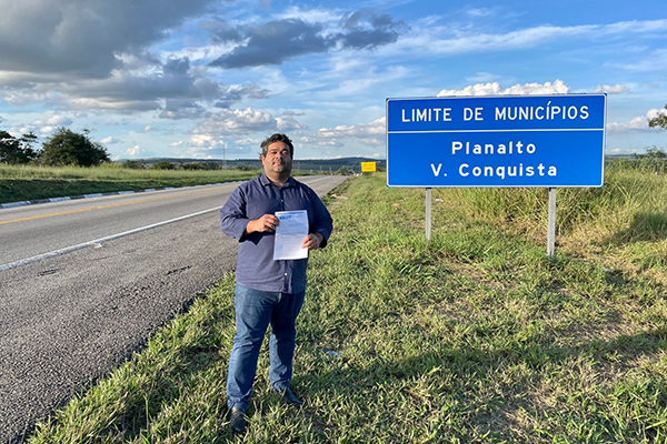 O vereador de Vitória da Conquista Ivan Cordeiro (PTB)