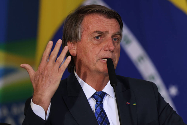 O presidente Jair Bolsonaro O presidente Jair Bolsonaro