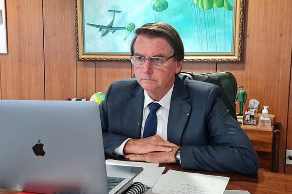 O presidente Jair Bolsonaro O presidente Jair Bolsonaro
