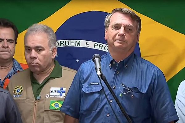 O presidente Jair Bolsonaro O presidente Jair Bolsonaro