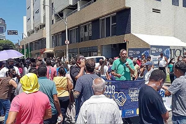 Manifestação dos servidores municipais da Saúde