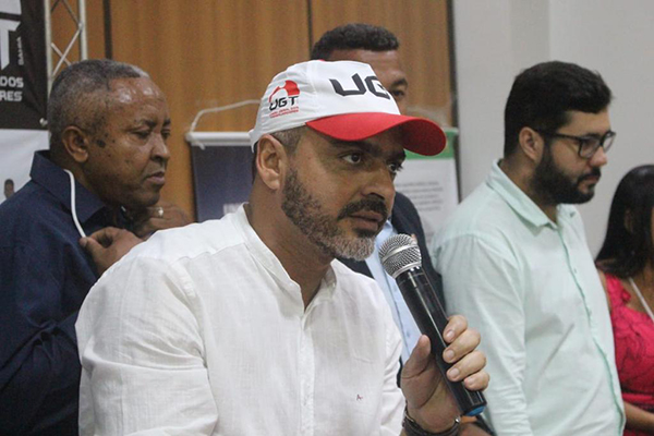 O presidente da UGT-BA, Marcelo Carvalho O presidente da UGT-BA, Marcelo Carvalho