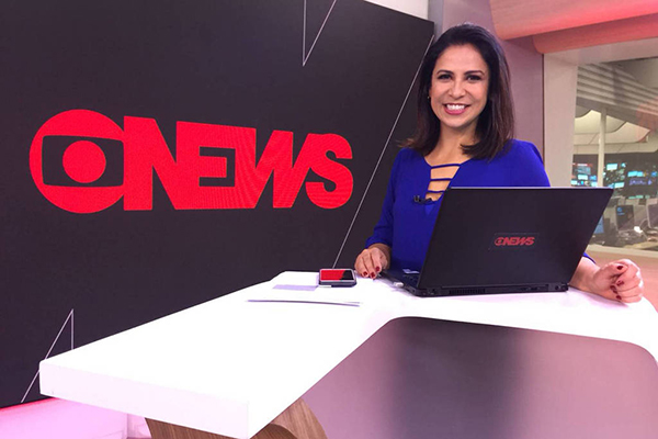 A repórter da GloboNews Paula Araújo A repórter da GloboNews Paula Araújo