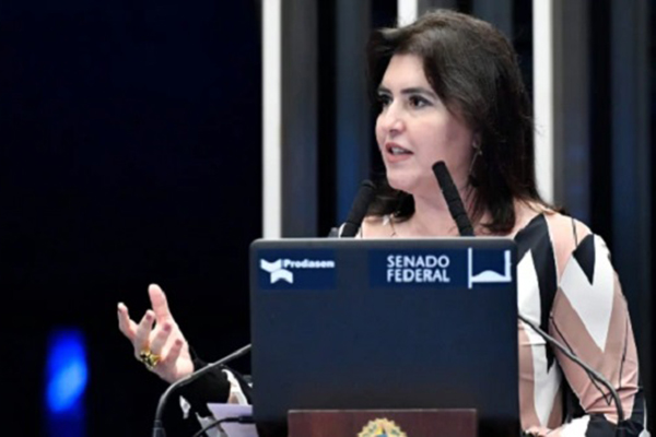 A senadora Simone Tebet (MDB-MS)