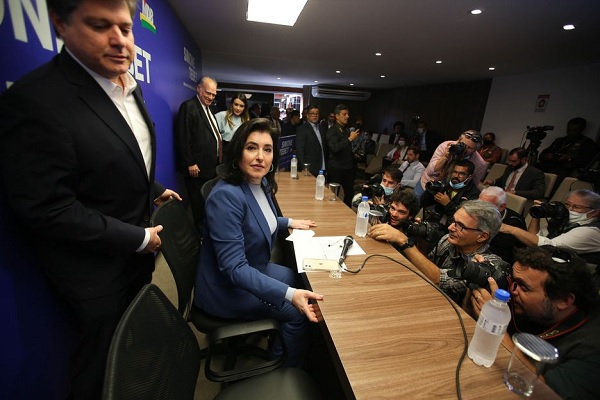 A senadora Simone Tebet (MDB-MS)