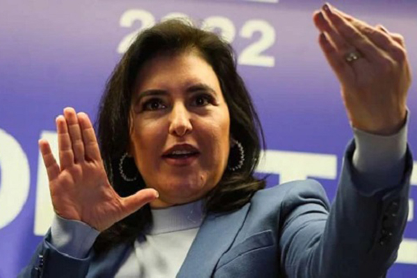 Pré-candidata do MDB à Presidência, senadora Simone Tebet Pré-candidata do MDB à Presidência, senadora Simone Tebet