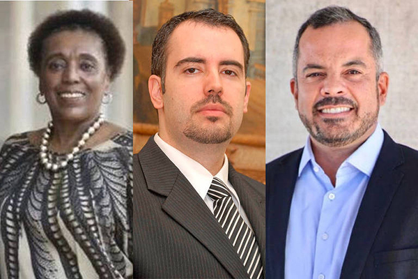 Os advogados Vera Lúcia Araújo, André Ramos Tavares e Fabrício Medeiros