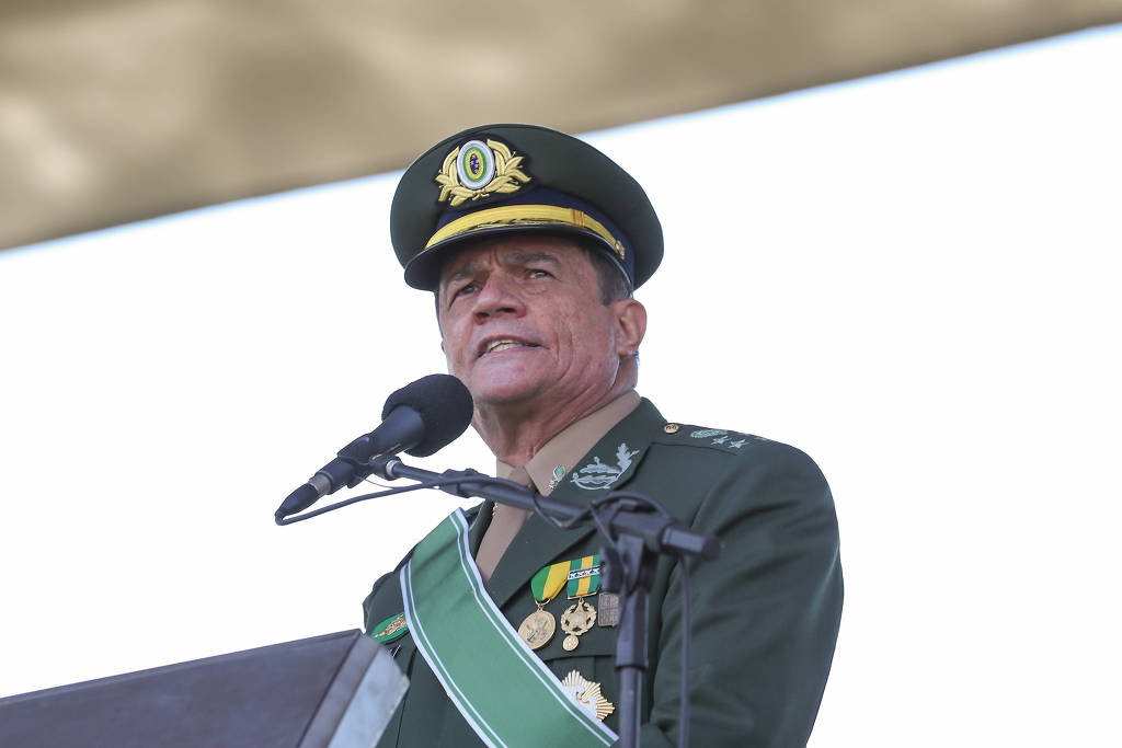 O ministro da Defesa, general Paulo Sérgio Nogueira, em cerimônia do Dia do Soldado O ministro da Defesa, general Paulo Sérgio Nogueira, em cerimônia do Dia do Soldado