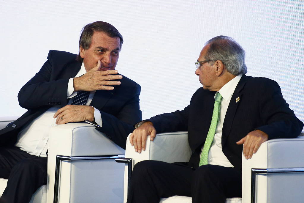Jair Bolsonaro e Paulo Guedes