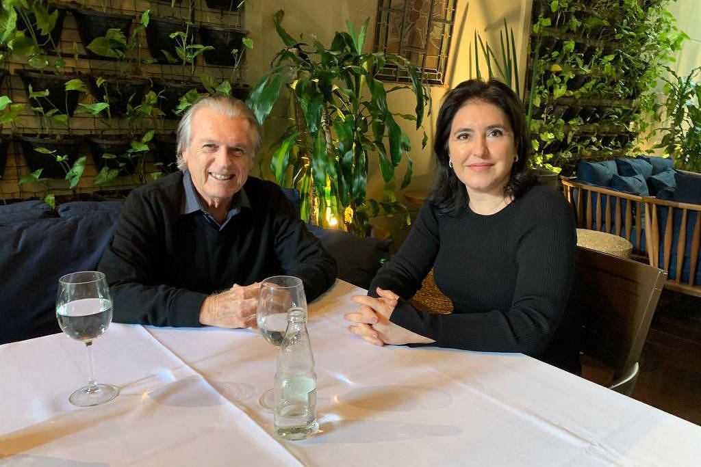 Luciano Bivar, presidente do União Brasil, com Simone Tebet (MDB) em encontro em São Paulo Luciano Bivar, presidente do União Brasil, com Simone Tebet (MDB) em encontro em São Paulo