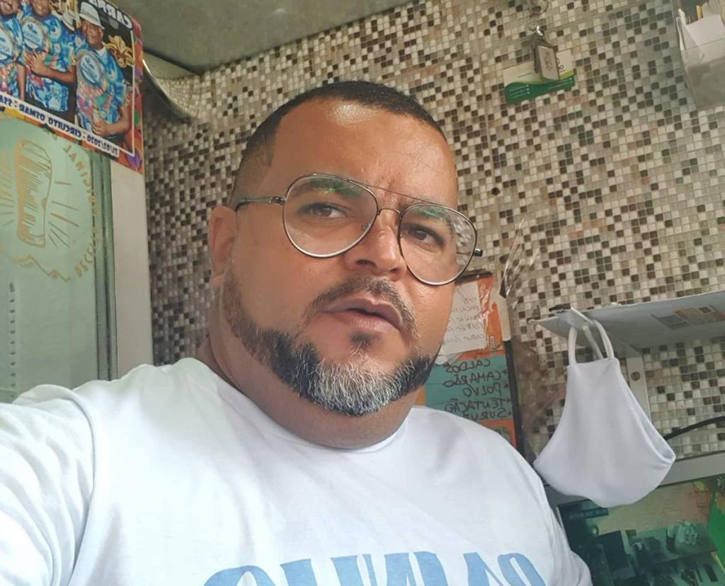 O presidente do Sindicato dos Feirantes e Ambulantes de Salvador, Nilton Ávila, o Gago da Feira