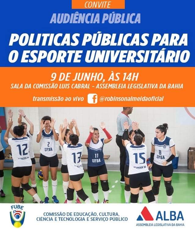 Políticas Públicas para o Esporte Universitário é debatida em Audiência Pública na Assembleia Legislativa 