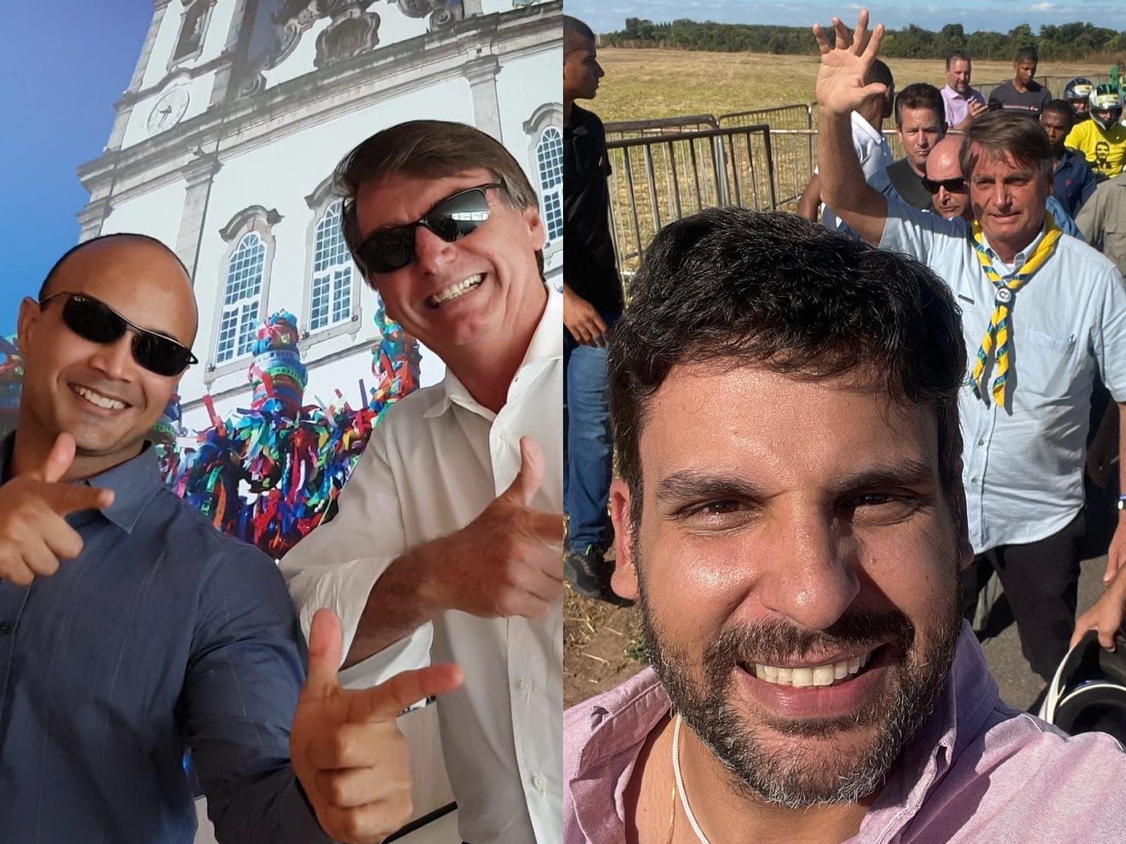 Ambos são pré-candidatos a deputado federal pelo PL, partido do presidente Jair Bolsonaro