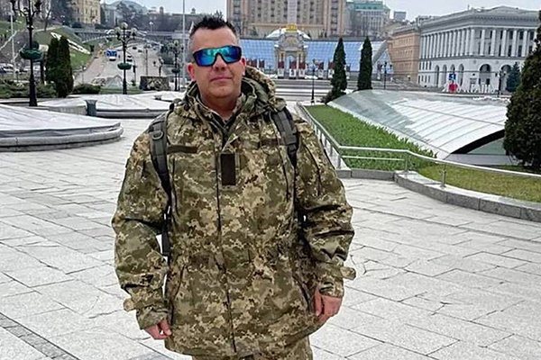O voluntário brasileiro André Hack Bahi lutava ao lado das forças da Ucrânia