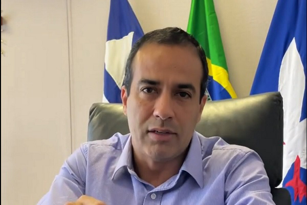 O prefeito Bruno Reis