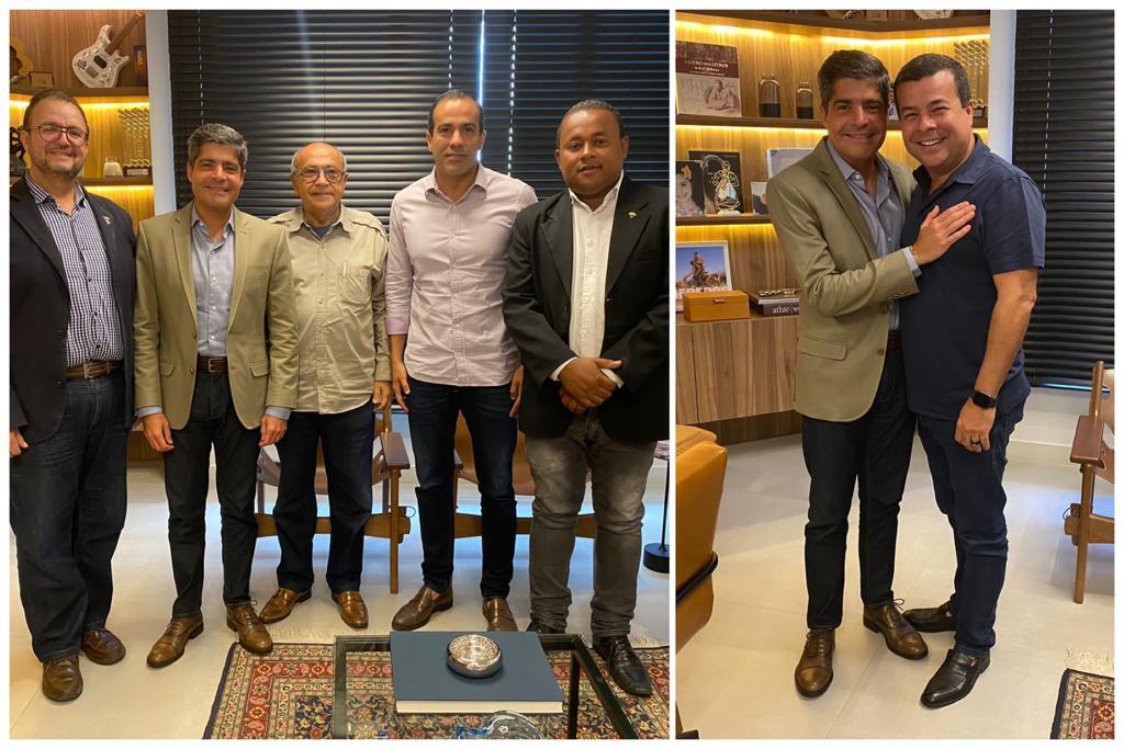 Diretórios das siglas no estado se encontraram com o ex-prefeito de Salvador para selar a aliança nesta terça-feira Diretórios das siglas no estado se encontraram com o ex-prefeito de Salvador para selar a aliança nesta terça-feira