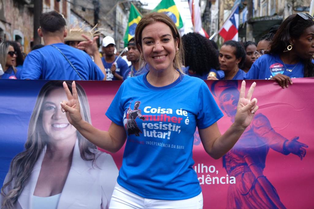 Edylene Ferreira, cotada para vice do ex-prefeito de Salvador, ela afirmou acreditar na eleição de Neto ainda no primeiro turno do pleito de 2022 Edylene Ferreira, cotada para vice do ex-prefeito de Salvador, ela afirmou acreditar na eleição de Neto ainda no primeiro turno do pleito de 2022
