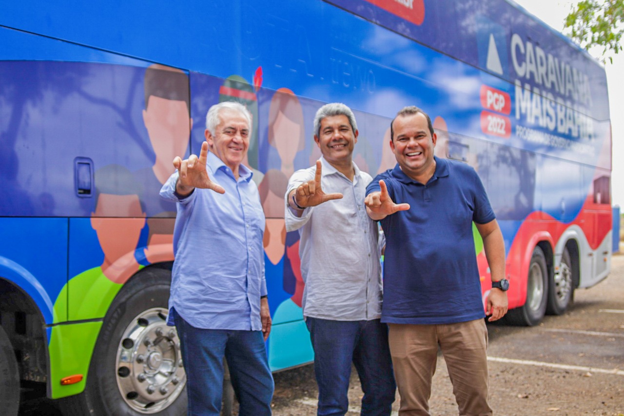 Otto Alencar (PSD), Jerônimo Rodrigues (PT) e Geraldo Jr (MDB)