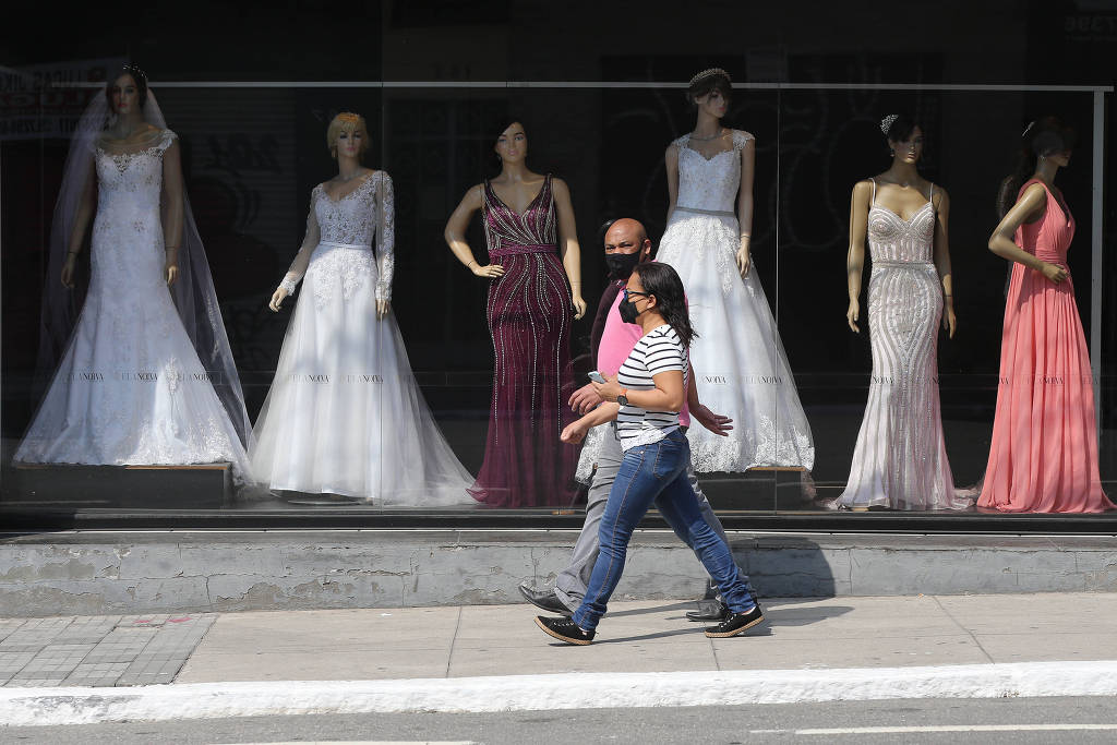 Loja de vestidos na capital paulista