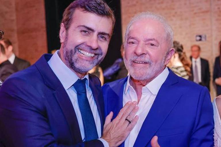 Marcelo Freixo (PSB) e Lula (PT) Marcelo Freixo (PSB) e Lula (PT)