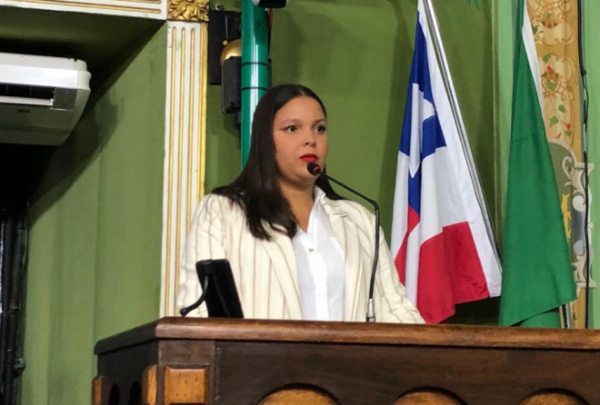 A vereadora de Salvador, Isabela Sousa (Cidadania) A vereadora de Salvador, Isabela Sousa (Cidadania)