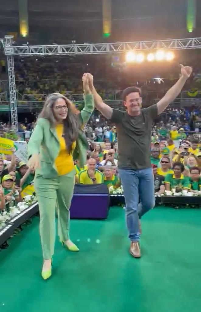 O candidato a governador da Bahia destacou que o Brasil com o presidente Bolsonaro "deu oportunidade a cada um filho de Deus poder melhorar de vida, com um Brasil unido"