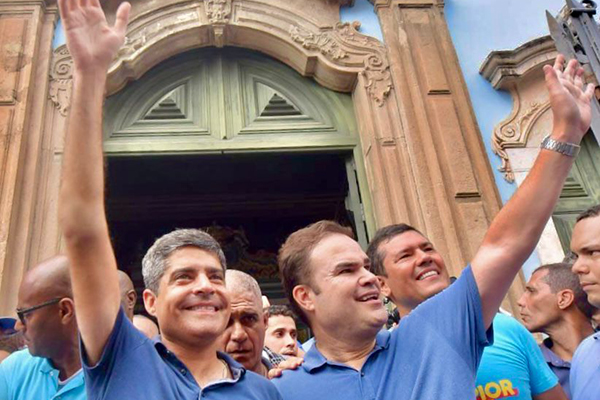 ACM Neto e Cacá Leão ACM Neto e Cacá Leão