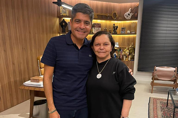 ACM Neto com Tânia Yoshida, prefeita de Conceição do Jacuípe