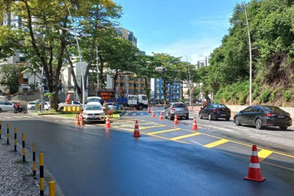 Trânsito modificado em Ondina