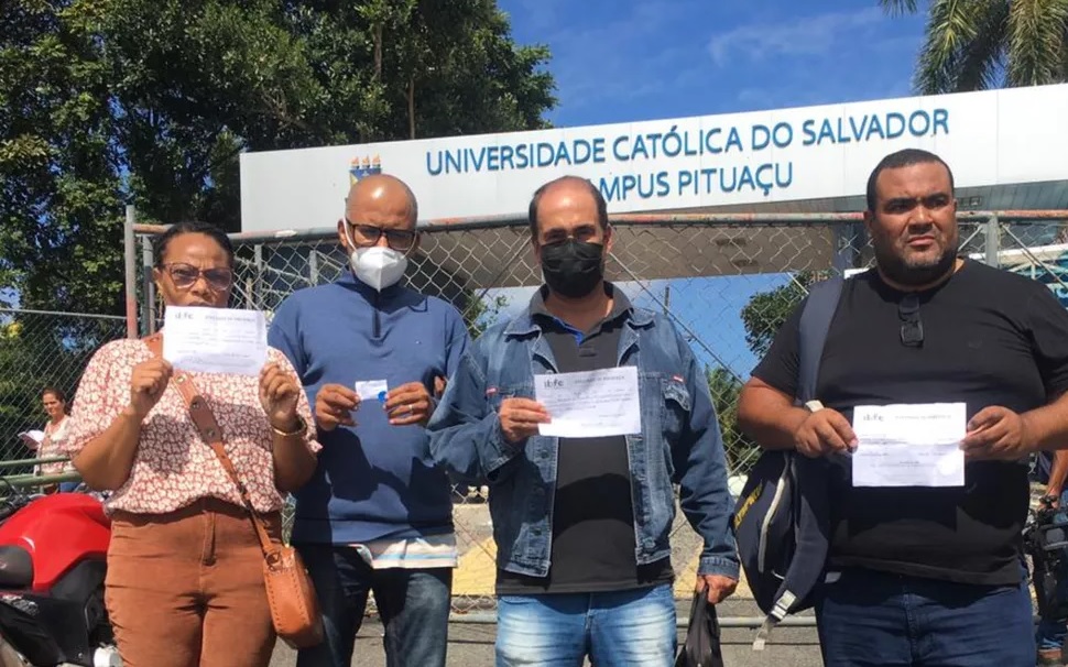 Pelo menos 10 salas tiveram problemas na aplicação do exame para o cargo de delegado. Caso aconteceu na Universidade Católica do Salvador (UCSal), campus Pituaçu.
