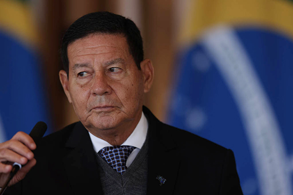 O vice-presidente da República, Hamilton Mourão