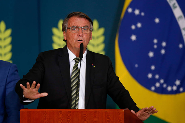 O presidente Jair Bolsonaro
