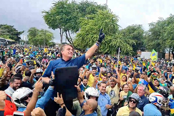 O presidente Jair Bolsonaro O presidente Jair Bolsonaro